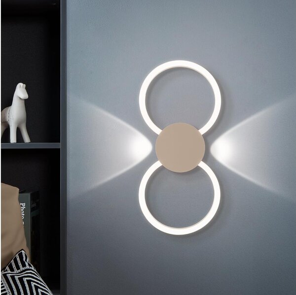 Eglo 902127 - LED nástenné svietidlo VENTICELLO LED/20W/230V + LED/0,91W béžová