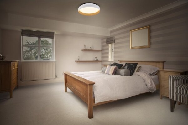 Osram - LED stmievateľné stropné svietidlo ORBIS LIVIA LED/16W/230V pr. 30 cm biela/hnedá