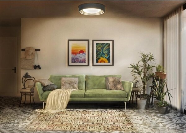 Osram - stmievateľné LED stropné svietidlo ORBIS CONCRETE LED/18W/230V pr.40cm sivá/betón