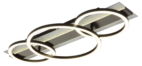 STROPNÉ LED SVIETIDLO, 62,2/30/8,8 cm Globo - Online Only bytové doplnky, Online Only