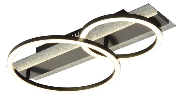 STROPNÉ LED SVIETIDLO, 48,2/30/8,8 cm Globo - Online Only bytové doplnky, Online Only