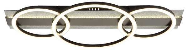 STROPNÉ LED SVIETIDLO, 62,2/30/8,8 cm Globo - Online Only bytové doplnky, Online Only