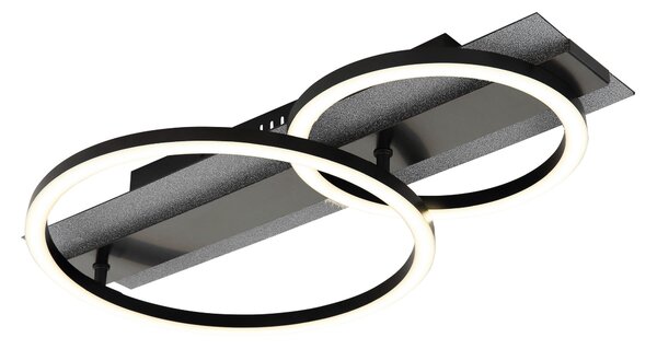 STROPNÉ LED SVIETIDLO, 48,2/30/8,8 cm Globo - Online Only bytové doplnky, Online Only