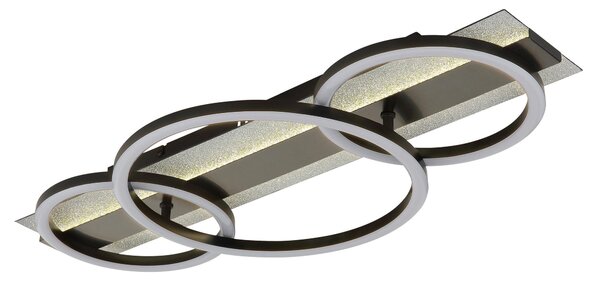 STROPNÉ LED SVIETIDLO, 62,2/30/8,8 cm Globo - Online Only bytové doplnky, Online Only