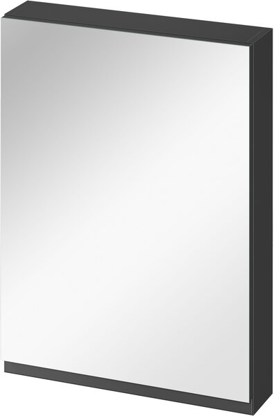 Cersanit Moduo skrinka 59.5x14.4x80 cm so zrkadlom antracitová S590-072-DSM