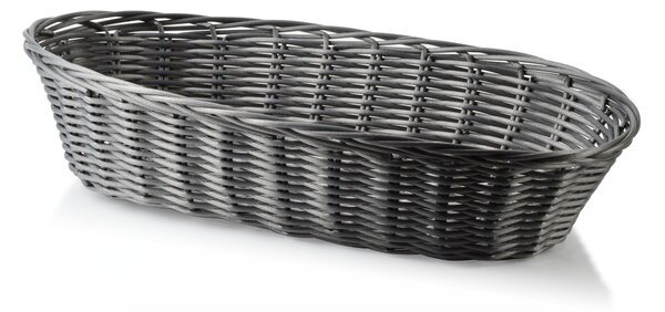 Mondex Oválny kôš SINO 30x16,5x7 cm svetlosivý