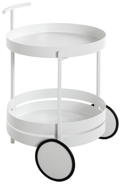 SERVÍROVACÍ VOZÍK, biela, 42/42/62 cm - Barový nábytok, Online Only