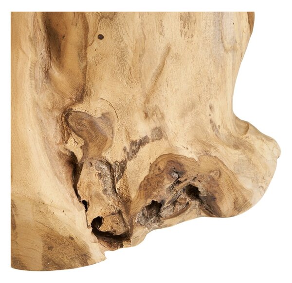 Okrúhly odkladací stolík z teakového dreva ø 40 cm Palena – House Nordic
