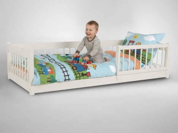 Wilsondo Detská drevená montessori posteľ 180x80 Lesanka - kašmír