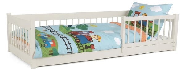 Wilsondo Detská drevená montessori posteľ 180x80 Lesanka - kašmír