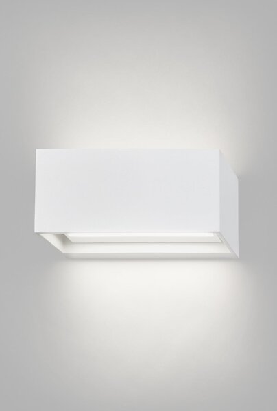 Nástenné Svietidlo LIGHT-POINT, Linea W1, stmievateľné, Biela, Obývacia izba, Hliník, Dizajnový