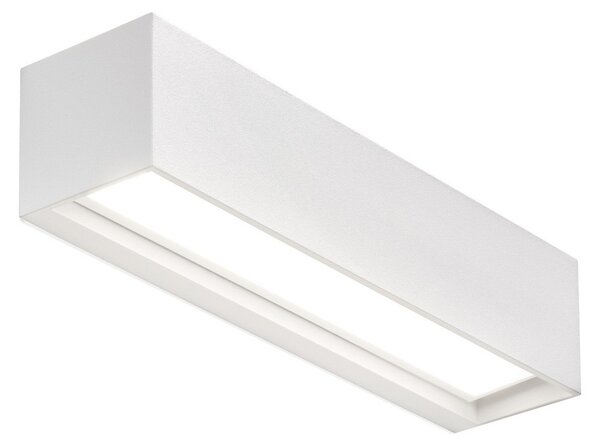 Nástenné Svietidlo LIGHT-POINT, Linea W2, stmievateľné, Biela, Obývacia izba, Hliník, Dizajnový