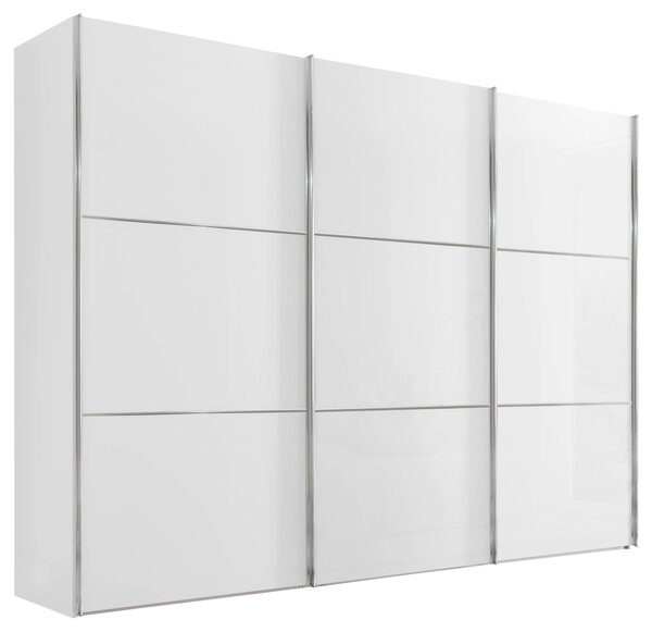 ŠAT. SKRIŇA S POSUV. DVERAMI, biela, 249/222/68 cm Moderano - Skrine