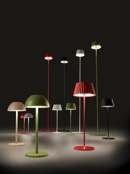 AKUMULÁTOROVÁ STOJACIA LAMPA, 13,5/123 cm - Interiérové svietidlá