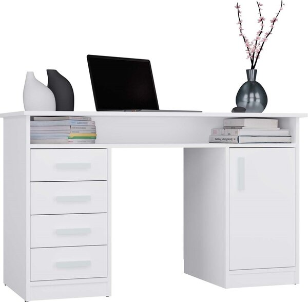 TP Living Písací stôl ADA 125 cm biely