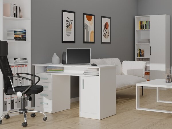 TP Living Písací stôl ADA 125 cm biely