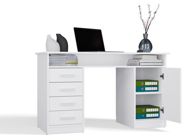 TP Living Písací stôl ADA 125 cm biely