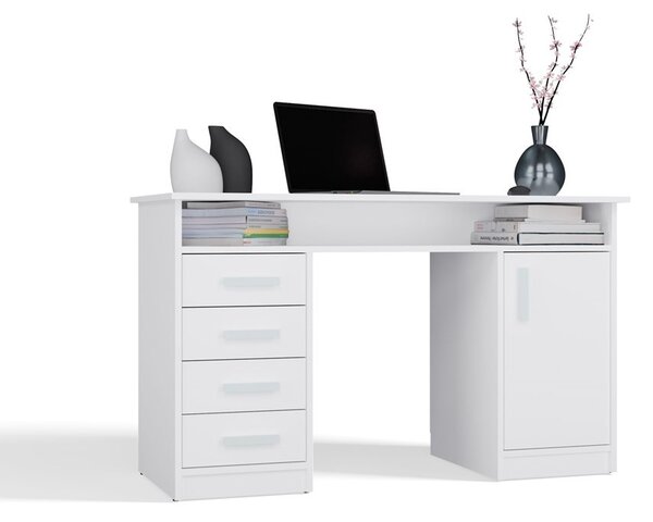 TP Living Písací stôl ADA 125 cm biely