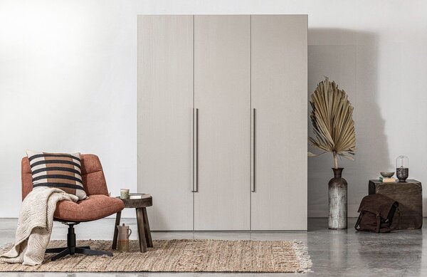 Sivá modulárna skriňa 165x210 cm Rens – WOOOD