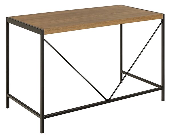 Actona Písací stôl Bahamas 120 cm dub prírodný rustikálny/čierny