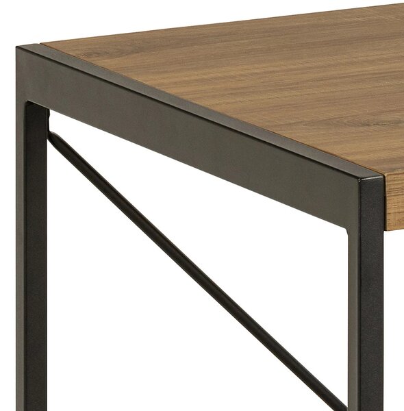 Actona Písací stôl Bahamas 120 cm dub prírodný rustikálny/čierny