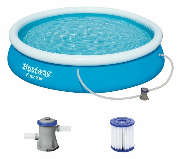 Bestway® Bestway Bazén Fast Set 366 x 76 cm s filtráciou 57274 - Nafukovací Bazén