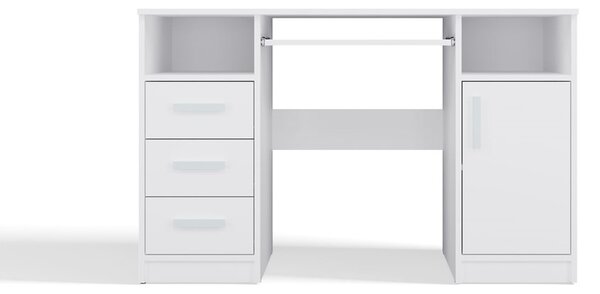 TP Living Písací stôl DELTA 120 cm biely