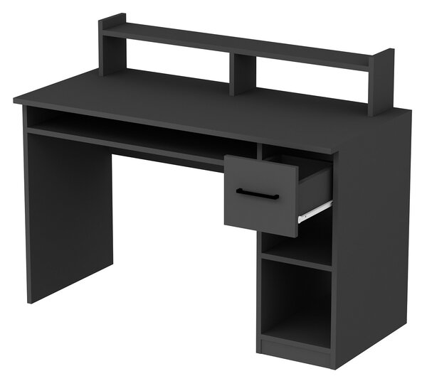 Kalune Design Písací stôl Eslem antracitový