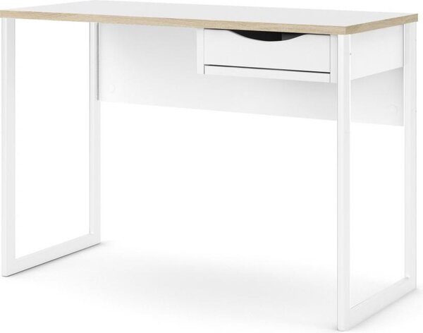 Tvilum Písací stôl Felixa 513 110 cm hickory Jackson/biely