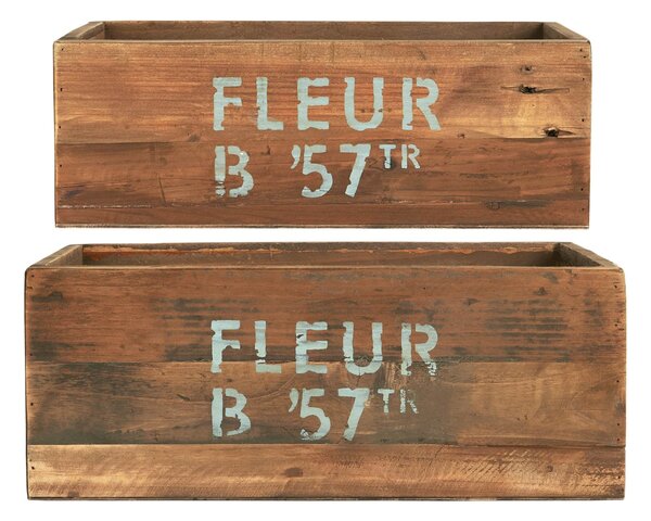 Dřevěný box Fleur B '57TR Menší
