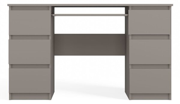 TP Living Písací stôl KUBA 130 cm caffe latte