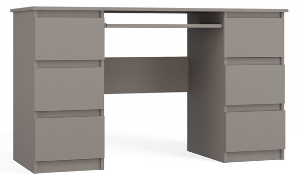 TP Living Písací stôl KUBA 130 cm caffe latte