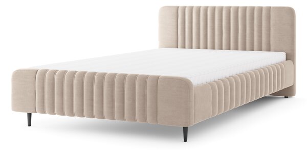 Čalúnená manželská posteľ Aurena II 160x200 - béžová
