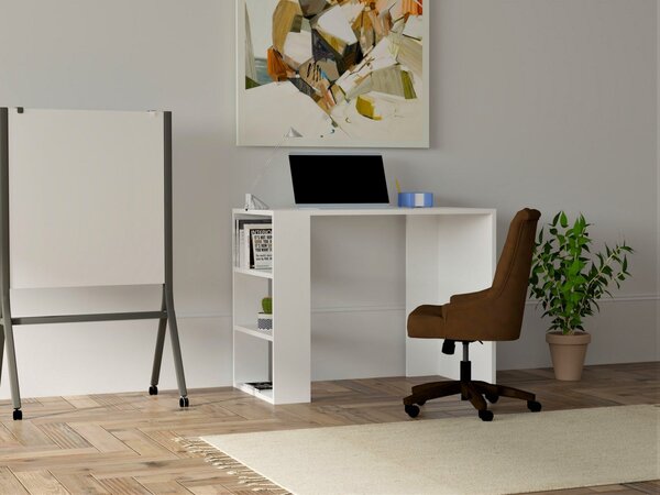 Kalune Design Písací stôl NETENYA II biely