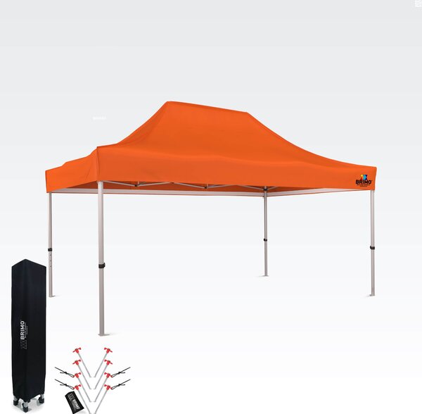BRIMO Párty stánky 3x4,5m - bez stien - Oranžová