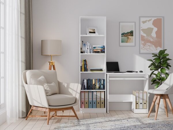TP Living Písací stôl Rosa 80 cm biely