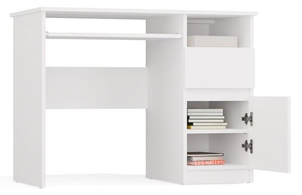 TP Living Písací stôl Porto 98 cm pravý biely