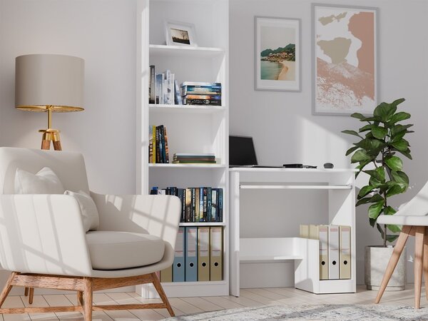 TP Living Písací stôl Rosa 80 cm biely