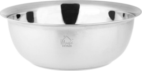 Cedník MagicHome, 26,5 cm, s miskou, okrúhle otvory, nerez