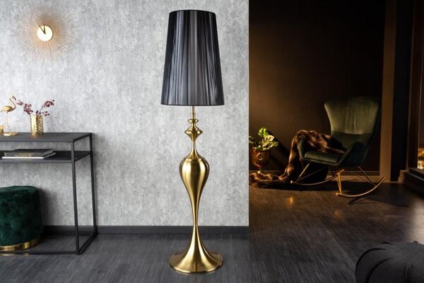 Nemecko - Stojanová lampa LUCIE 160 cm v barokovom štýle, zlatá