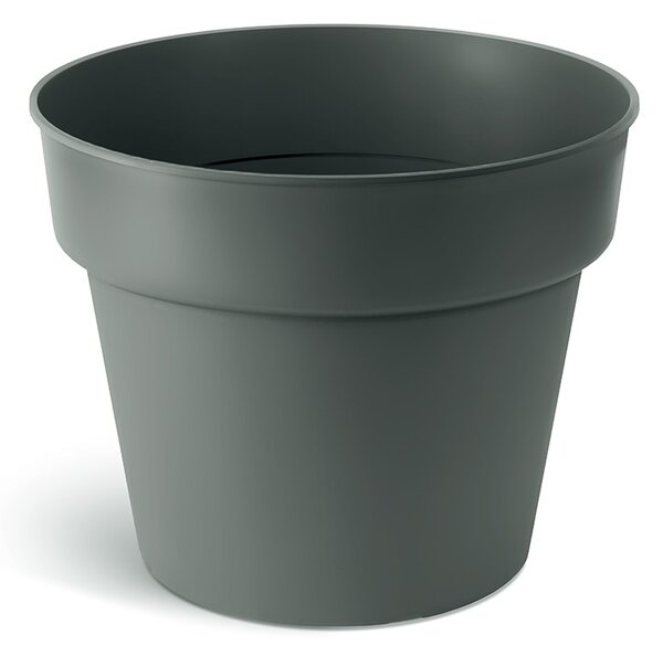 Prosperplast Plastový kvetináč PLANTIS odtieň sivý kameň matný, variant 19,5 cm