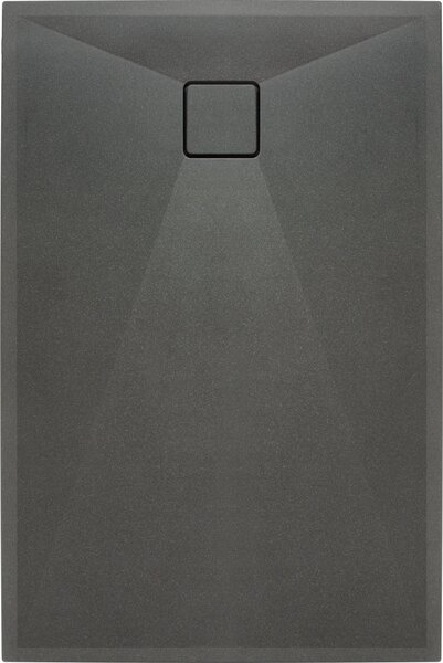 Deante Correo obdĺžniková sprchová vanička 100x80 cm antracitová KQR_T46B