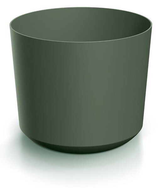 Prosperplast Plastový kvetináč TUBOS tmavozelený matný, variant 19,9 cm