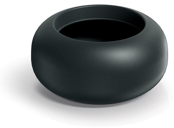 Prosperplast Plastový kvetináč Ulpo Bowl 48x22 cm tmavosivý