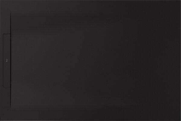 Roca Pyros obdĺžniková sprchová vanička so sifónom 100x80 cm čierna AP9013E832001400