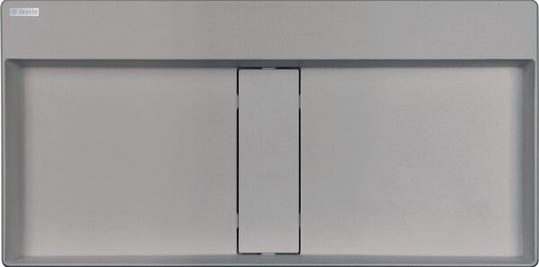 Deante Blur, granitové umývadlo na dosku 800x400x120 mm, šedá metalíza, DEA-CQB_SU8S