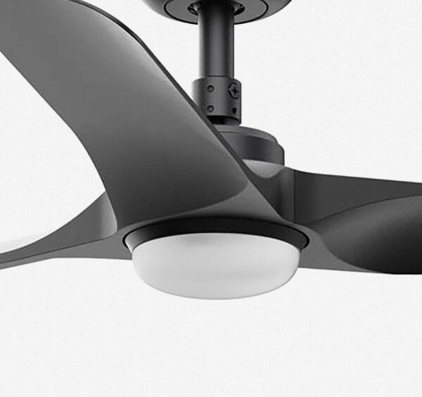 FARO 33825WT1S - LED stmievateľný ventilátor HEY S 10W/230V CCT, priemer 90 cm, čierny WT + DO