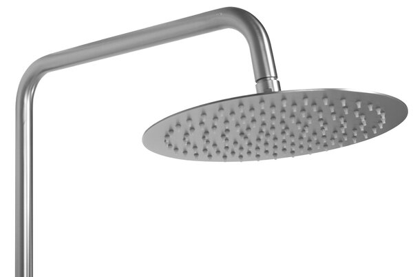 Rea Vincent, sprchový set s termostatickou batériou a dažďovou hlavicou 25cm, nikel matný, REA-P6603