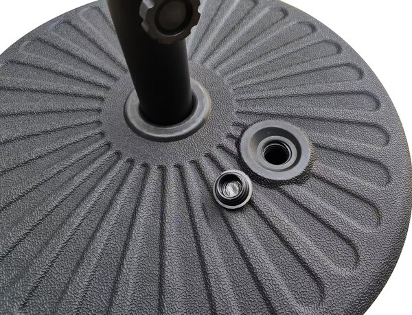 Podstavec pod slnečník Houseland Bixi 56 cm čierny