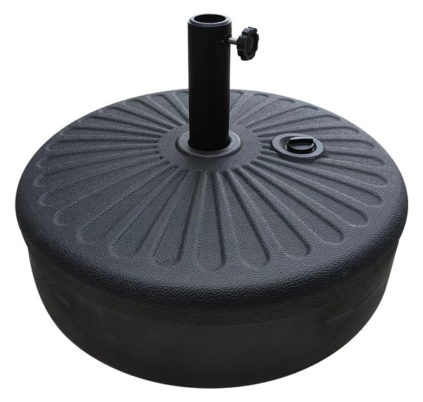 Podstavec pod slnečník Houseland Bixi 56 cm čierny